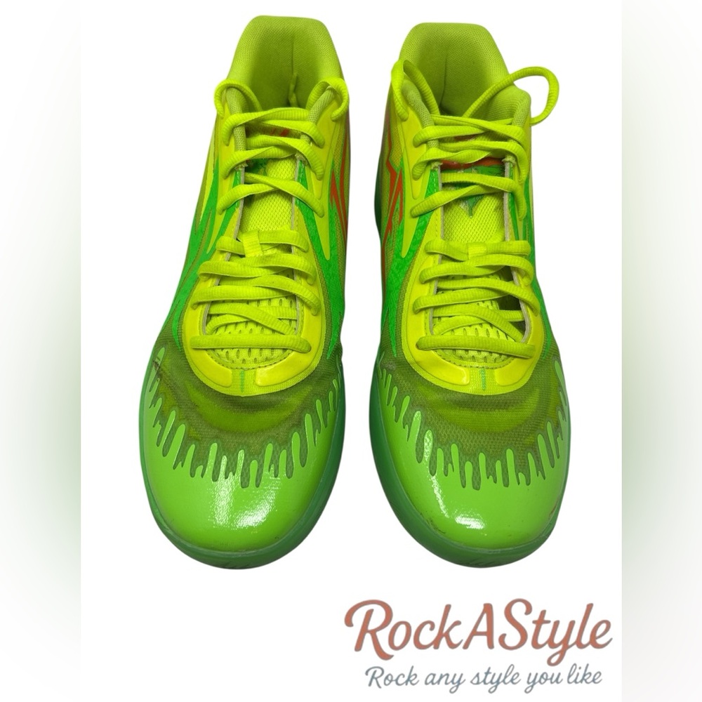 Puma MB.02 LaMelo Ball x Nickelodeon "Slime" - Size 14 (377584-01)